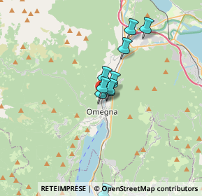 Mappa Vicolo Cantone, 28887 Omegna VB, Italia (3.50833)