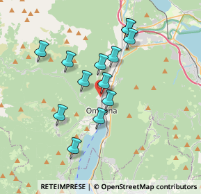 Mappa Vicolo Cantone, 28887 Omegna VB, Italia (3.16308)