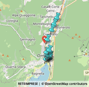 Mappa Vicolo Cantone, 28887 Omegna VB, Italia (1.35769)