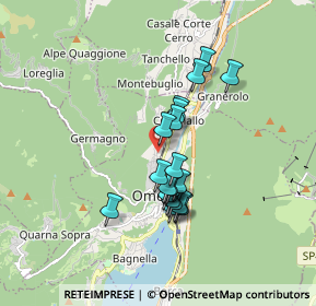 Mappa Vicolo Cantone, 28887 Omegna VB, Italia (1.341)