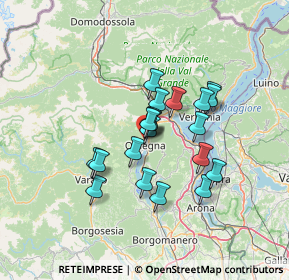 Mappa Vicolo Cantone, 28887 Omegna VB, Italia (10.201)