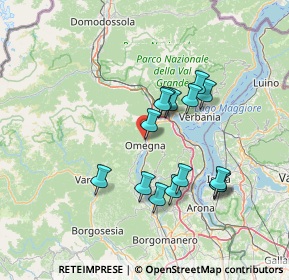 Mappa Vicolo Cantone, 28887 Omegna VB, Italia (12.50333)