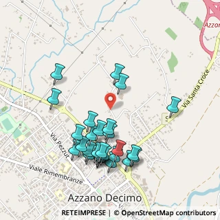 Mappa Via D'Albera, 33082 Azzano decimo PN, Italia (0.49815)
