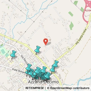 Mappa Via D'Albera, 33082 Azzano decimo PN, Italia (0.7795)