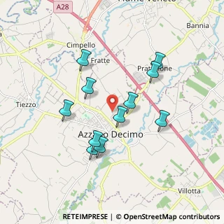 Mappa Via D'Albera, 33082 Azzano decimo PN, Italia (1.61091)