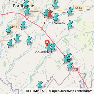 Mappa Via D'Albera, 33082 Azzano decimo PN, Italia (5.342)