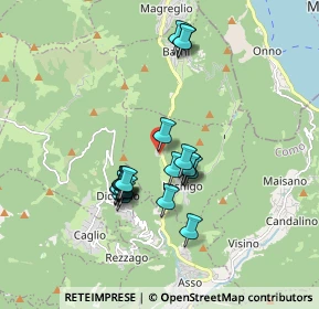 Mappa Via Cassina, 22030 Lasnigo CO, Italia (1.485)