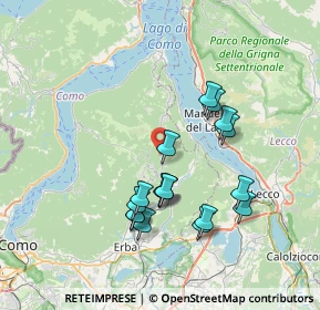 Mappa Via Cassina, 22030 Lasnigo CO, Italia (6.73882)