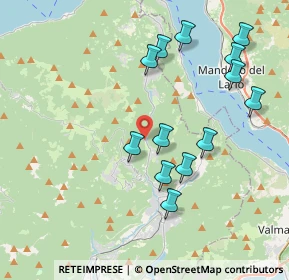 Mappa Via Cassina, 22030 Lasnigo CO, Italia (3.98923)