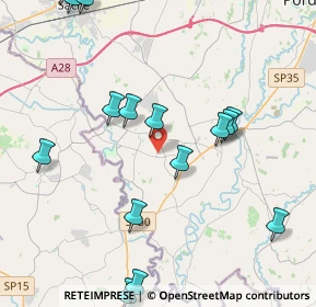 Mappa Via Moret di Maron, 33070 Brugnera PN, Italia (5.732)