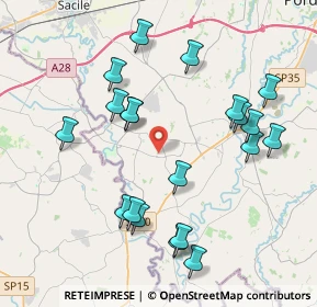 Mappa Via Moret di Maron, 33070 Brugnera PN, Italia (4.111)