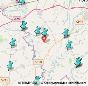 Mappa Via Moret di Maron, 33070 Brugnera PN, Italia (6.208)