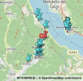 Mappa Via Milano, 22039 Valbrona CO, Italia (1.797)