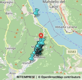 Mappa Via Milano, 22039 Valbrona CO, Italia (1.339)
