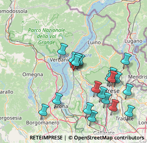 Mappa Vicolo Redaelli, 21014 Laveno-Mombello VA, Italia (15.7695)