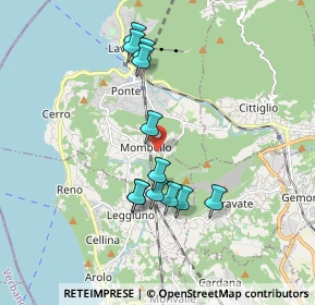 Mappa Vicolo Redaelli, 21014 Laveno-Mombello VA, Italia (1.66417)