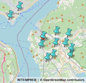 Mappa Vicolo Redaelli, 21014 Laveno-Mombello VA, Italia (3.9075)