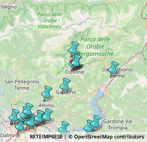 Mappa Piazza IV Novembre, 24023 Clusone BG, Italia (21.8465)