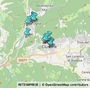 Mappa Piazza IV Novembre, 24023 Clusone BG, Italia (1.27727)