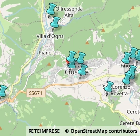 Mappa Via Angelo Maj, 24023 Clusone BG, Italia (2.38)