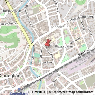 Mappa Via Cadore, 15/19, 31015 Conegliano, Treviso (Veneto)
