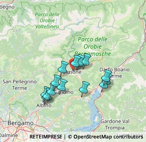 Mappa Viale Vittorio Emanuele II, 24023 Clusone BG, Italia (11.62714)