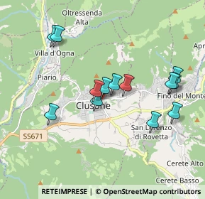 Mappa Viale Vittorio Emanuele II, 24023 Clusone BG, Italia (1.71923)