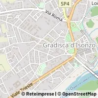 Hartă Gradisca d'Isonzo