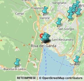 Mappa Via Lavino, 38066 Riva del Garda TN, Italia (1.98611)