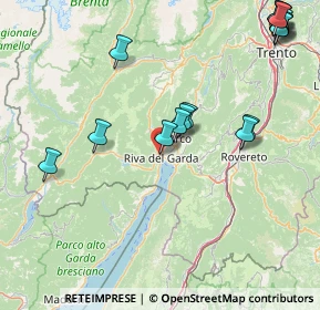 Mappa Via Lavino, 38066 Riva del Garda TN, Italia (20.37588)