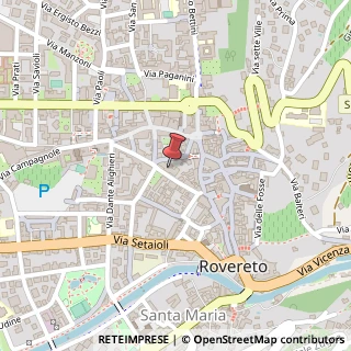 Mappa Via Gerolamo Tartarotti, 15, 38068 Rovereto, Trento (Trentino-Alto Adige)