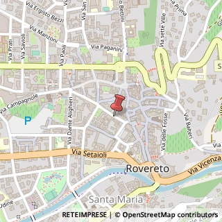 Mappa Via Gerolamo Tartarotti, 10, 38068 Rovereto, Trento (Trentino-Alto Adige)