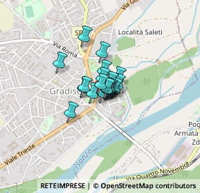 Mappa Piazza dell'Unità d'Italia, 34072 Gradisca D'Isonzo GO, Italia (0.1655)