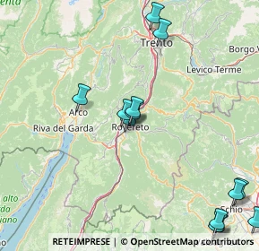 Mappa Via Mercerie, 38068 Rovereto TN, Italia (20.22615)