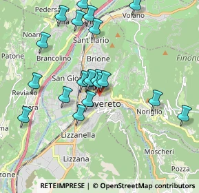 Mappa Via Mercerie, 38068 Rovereto TN, Italia (1.8825)