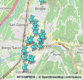 Mappa Via Mercerie, 38068 Rovereto TN, Italia (0.80176)