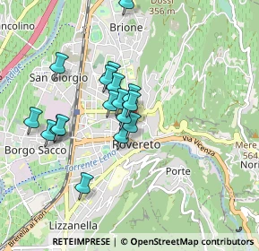 Mappa Via Mercerie, 38068 Rovereto TN, Italia (0.74941)