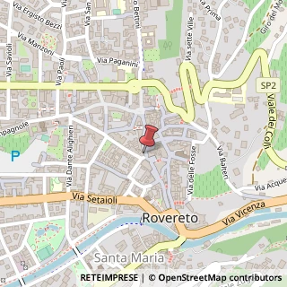 Mappa Via Mercerie, 38068 Rovereto TN, Italia, 38068 Rovereto, Trento (Trentino-Alto Adige)