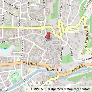 Mappa Via Mercerie, 49, 38068 Rovereto, Trento (Trentino-Alto Adige)