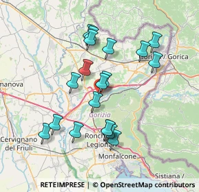 Mappa Viale Venezia, 34072 Gradisca D'isonzo GO, Italia (6.71895)