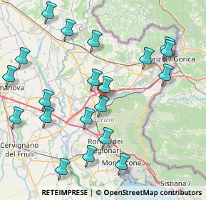 Mappa Viale Venezia, 34072 Gradisca D'isonzo GO, Italia (9.2325)