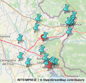 Mappa Viale Venezia, 34072 Gradisca D'isonzo GO, Italia (9.054)