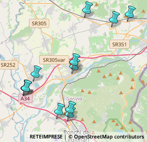 Mappa Viale Venezia, 34072 Gradisca D'isonzo GO, Italia (4.78917)