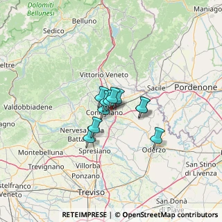 Mappa Via Venezia, 31020 San Vendemiano TV, Italia (6.71909)