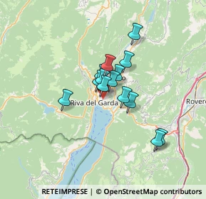 Mappa Via Maso Belli, 38066 Riva del Garda TN, Italia (4.44143)