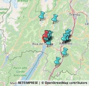 Mappa Via Maso Belli, 38066 Riva del Garda TN, Italia (8.9915)