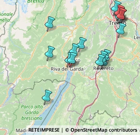 Mappa Via Maso Belli, 38066 Riva del Garda TN, Italia (17.46667)
