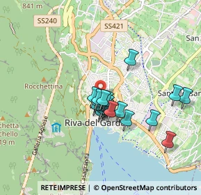 Mappa Viale Giuseppe Canella, 38066 Riva del Garda TN, Italia (0.7095)