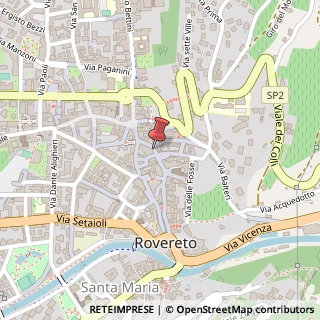 Mappa Via Rialto, 47, 38068 Rovereto, Trento (Trentino-Alto Adige)