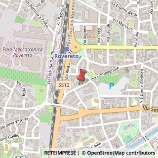 Mappa Via Campagnole, 7, 38068 Rovereto, Trento (Trentino-Alto Adige)